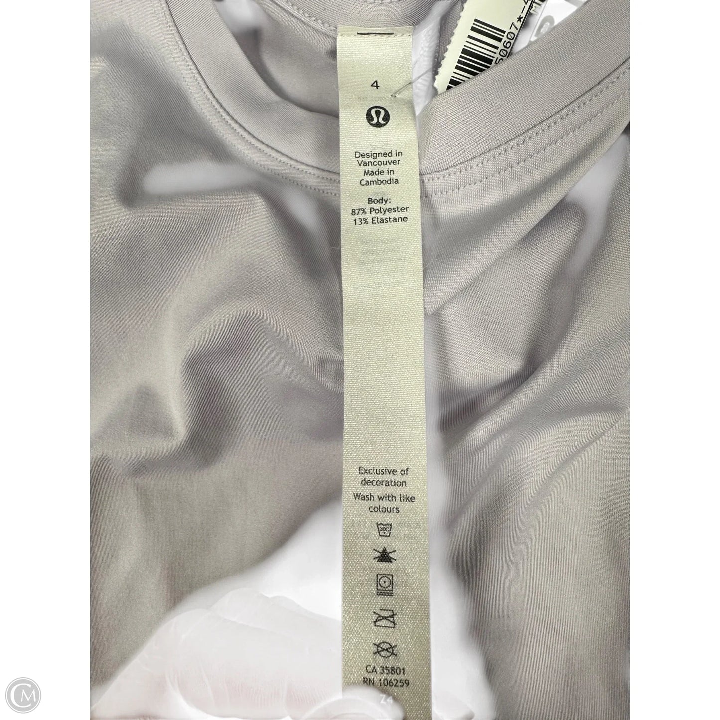 Athletic Tank Top By Lululemon In Mauve, Size: 4