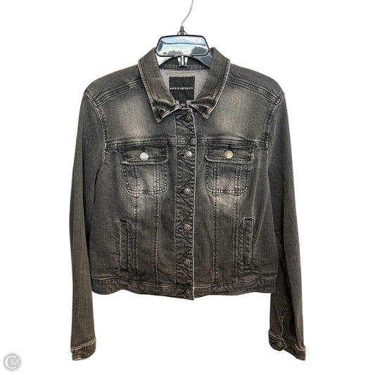 Jacket Denim By Rock And Republic In Black Denim, Size: L