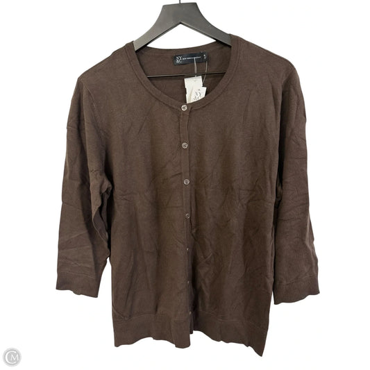 Cardigan By New York And Co In Brown, Size: Xxl