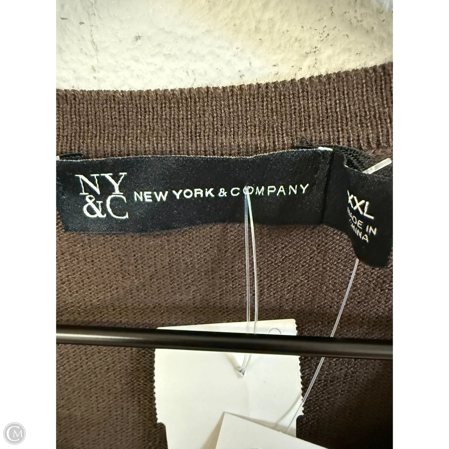 Cardigan By New York And Co In Brown, Size: Xxl