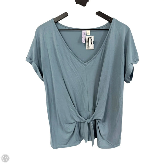 Top Short Sleeve By Alya In Blue, Size: S