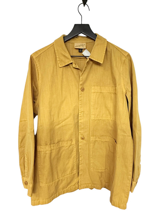 Jacket Utility By Universal Thread In Yellow, Size: M