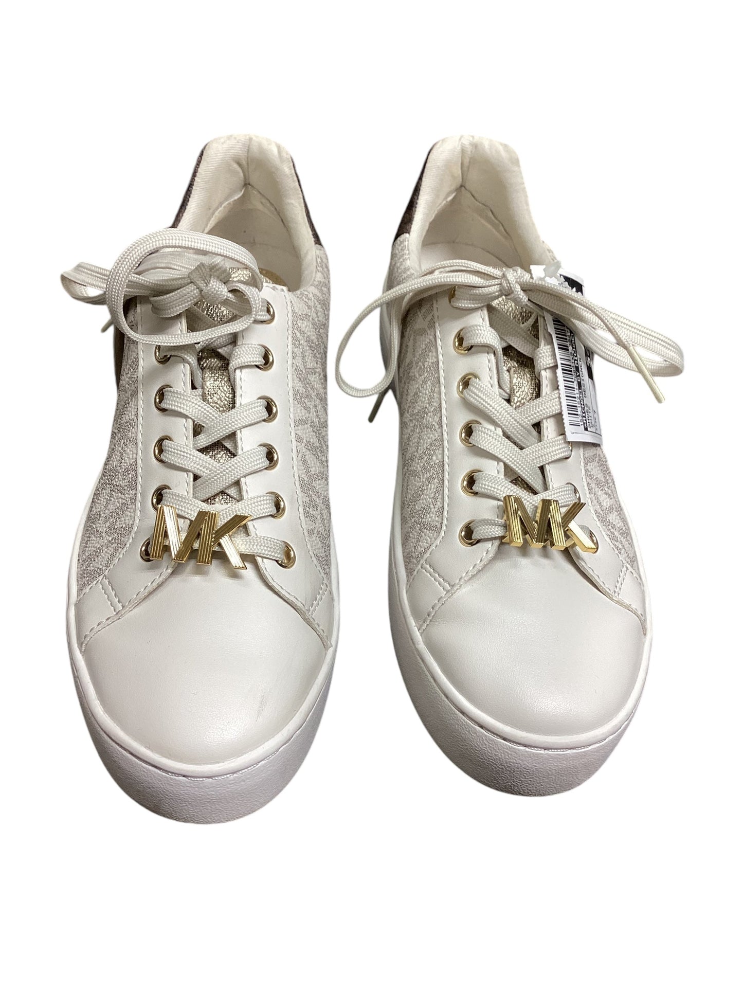 Shoes Designer By Michael By Michael Kors In White, Size: 7