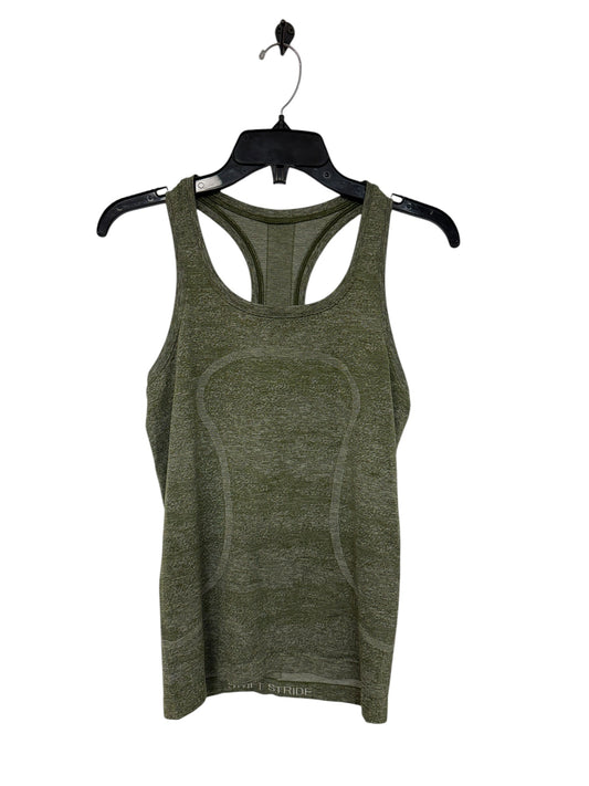 Athletic Tank Top By Lululemon In Green, Size: M