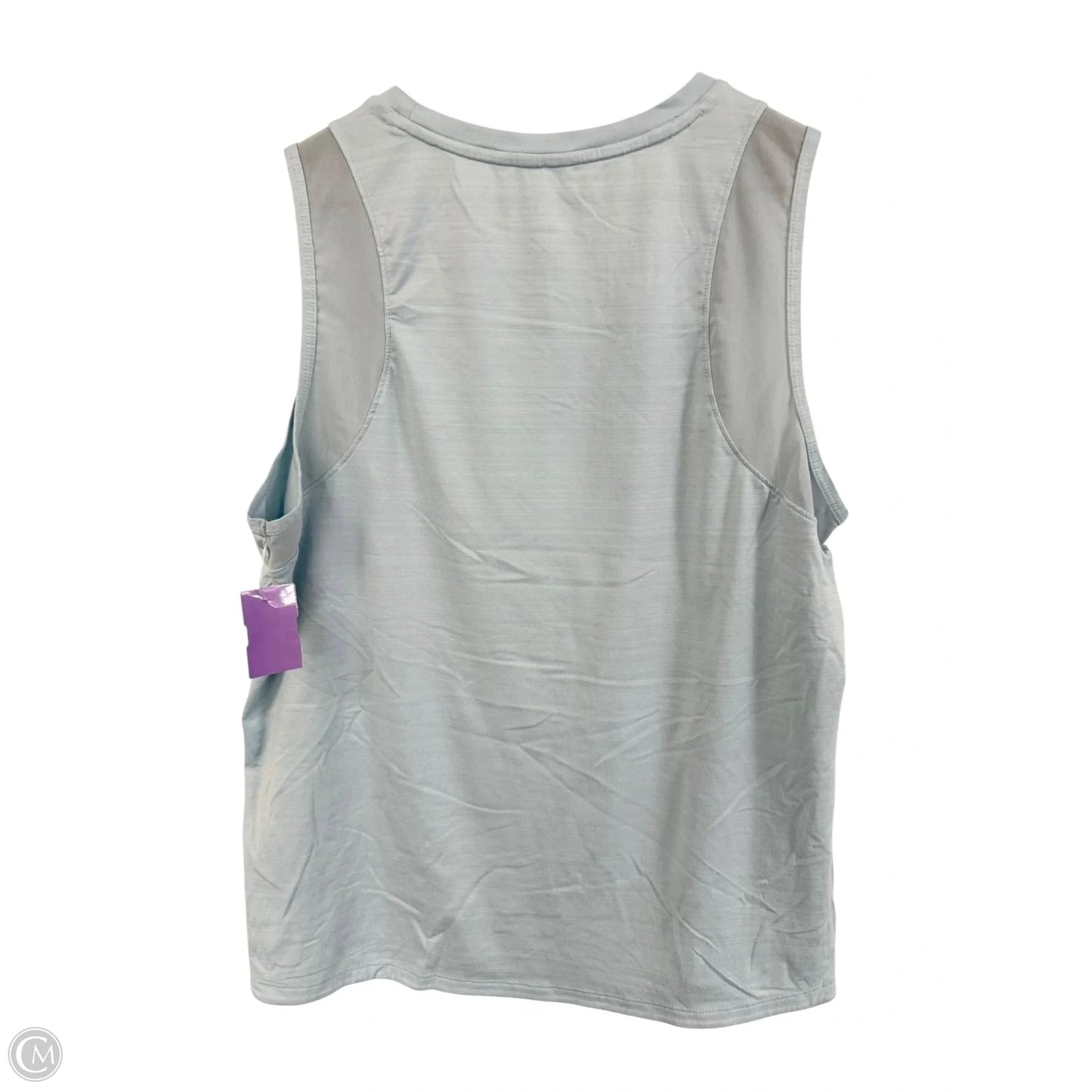 Athletic Tank Top By Reebok In Blue, Size: L