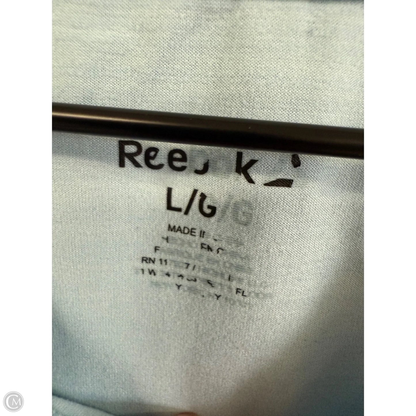 Athletic Tank Top By Reebok In Blue, Size: L