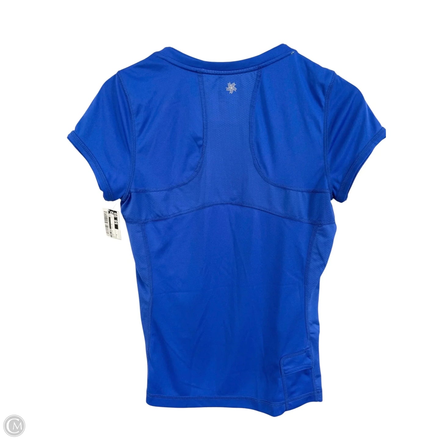 Athletic Top Short Sleeve By Tek Gear In Blue, Size: M