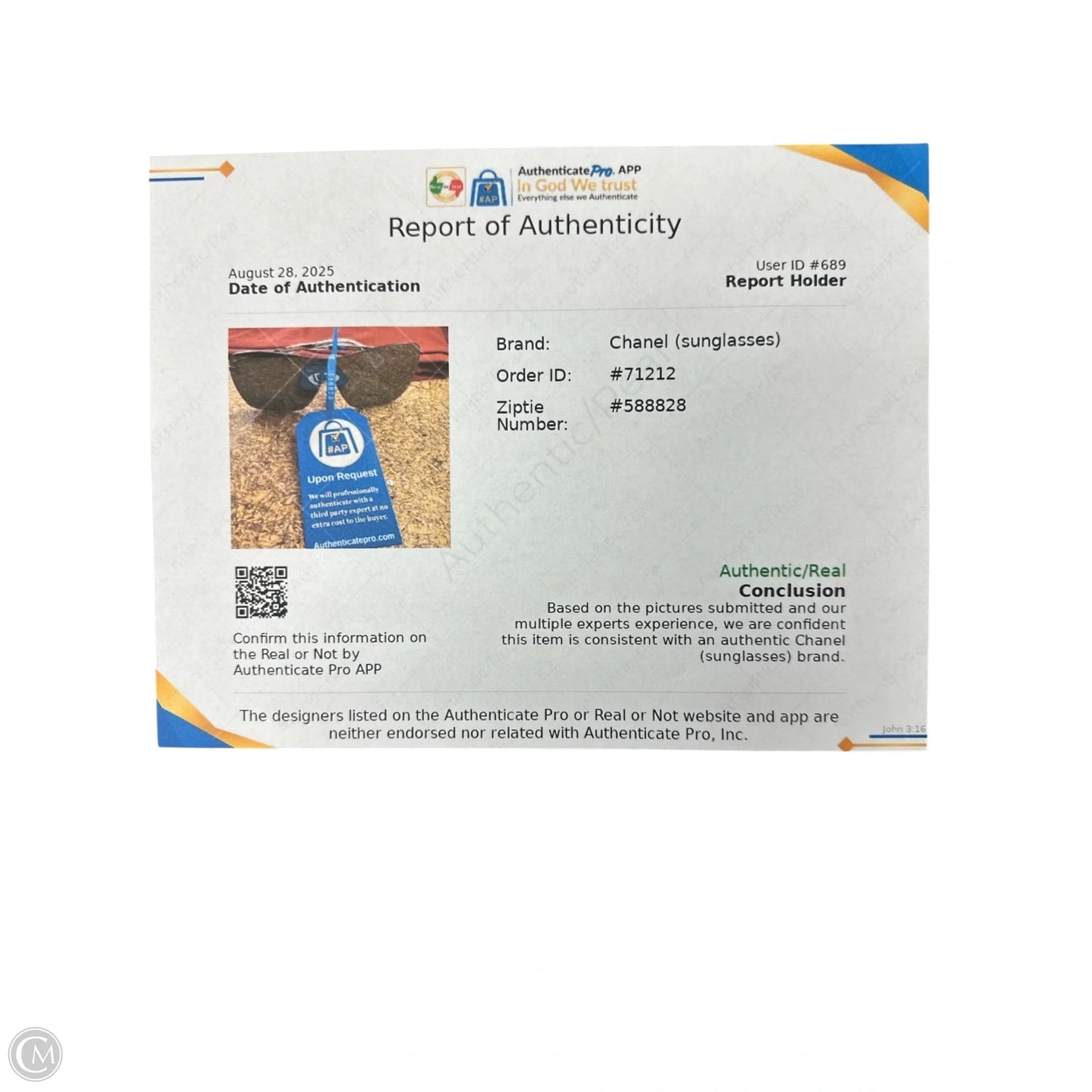 Sunglasses Luxury Designer By Chanel