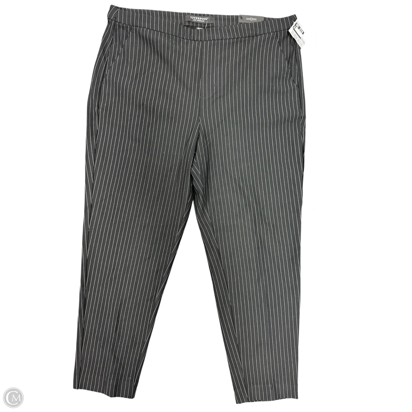 Pants Dress By Liverpool In Black, Size: 16