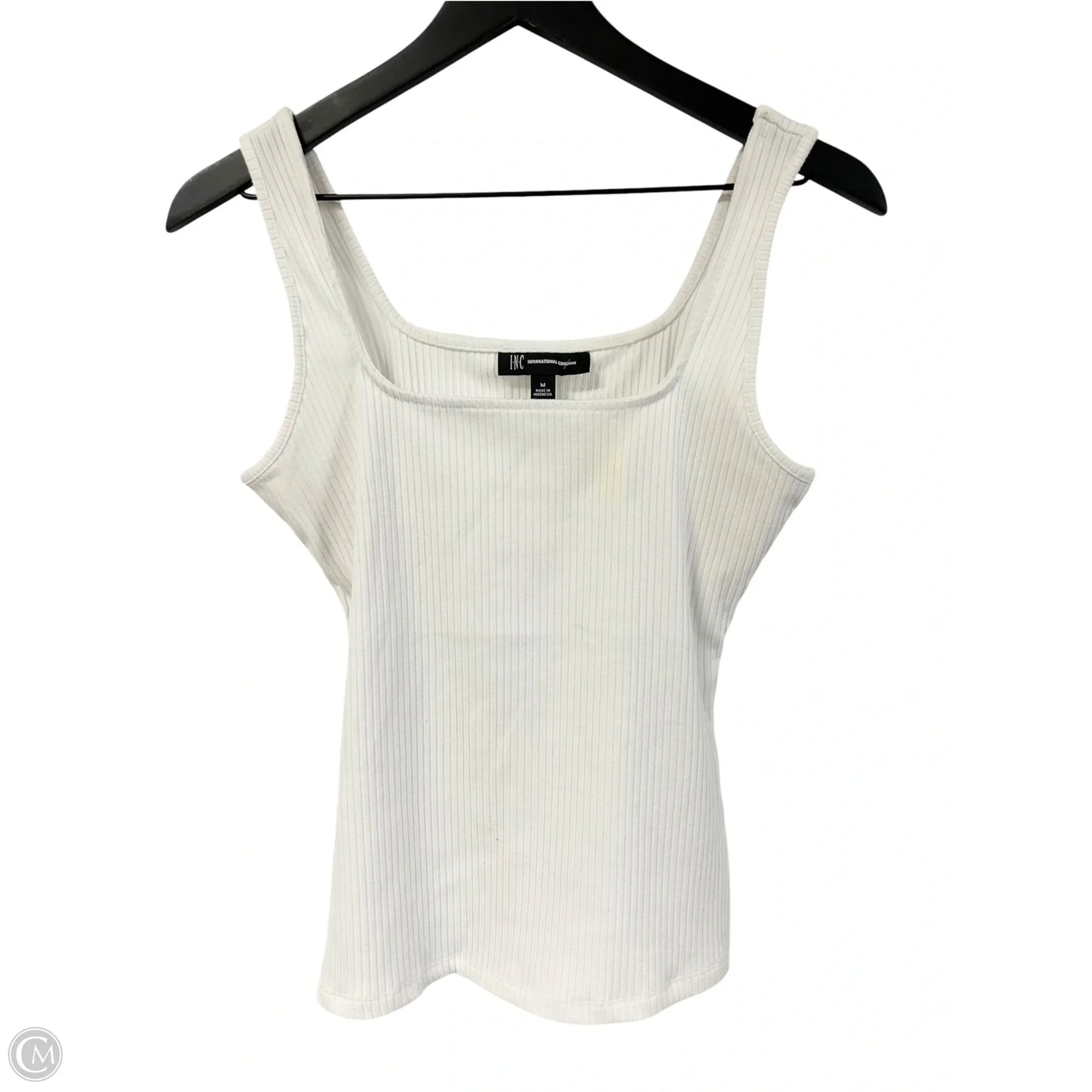 Tank Top By Inc In White, Size: M