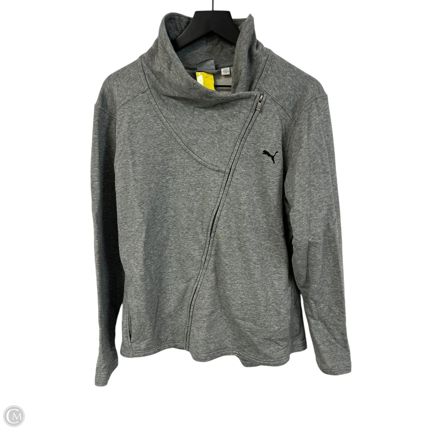 Sweatshirt Collar By Puma In Grey, Size: Xl