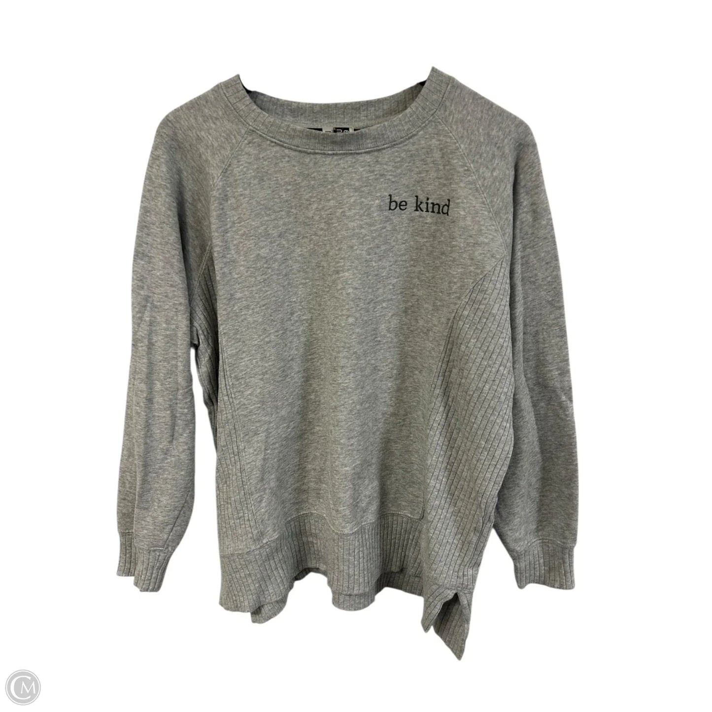 Sweatshirt Crewneck By Maurices In Grey, Size: L