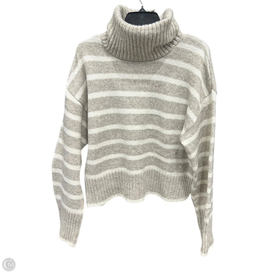 Sweater By Z Supply In Cream & Tan, Size: M