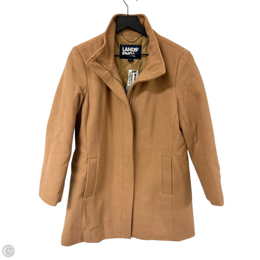 Coat Other By Lands End In Tan, Size: 10p