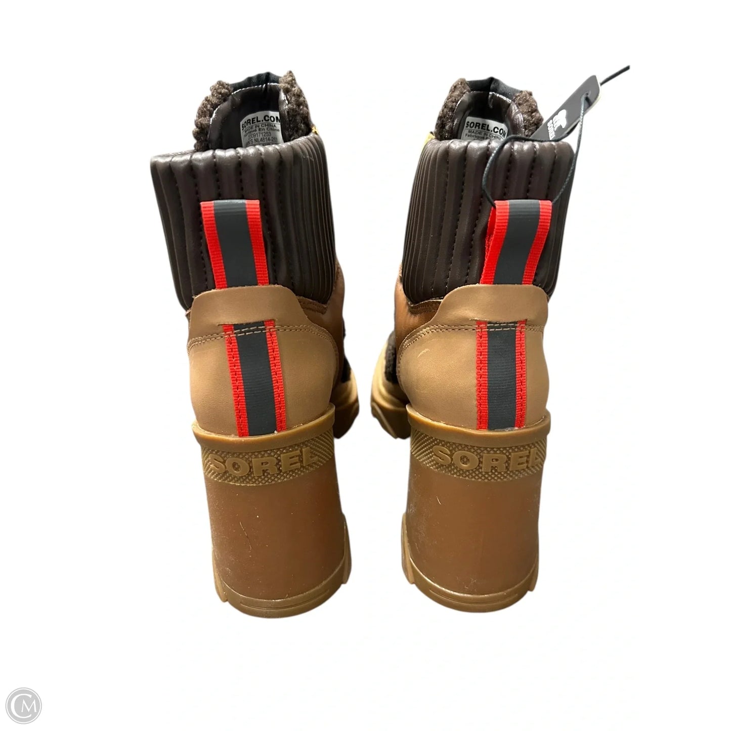 Boots Ankle Heels By Sorel In Brown, Size: 7