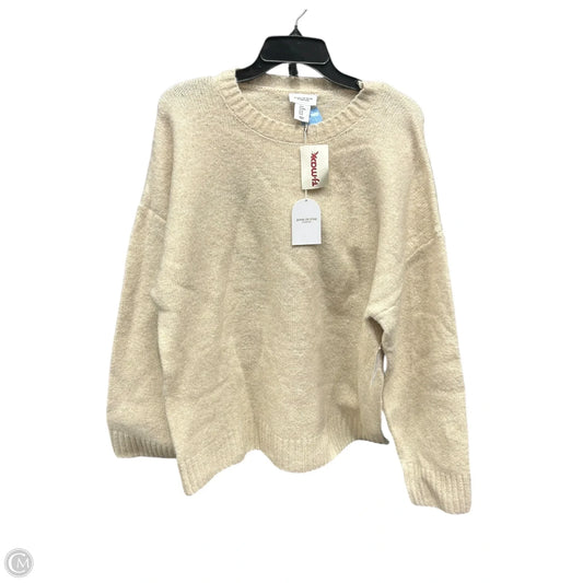 Sweater By Clothes Mentor In Cream, Size: M