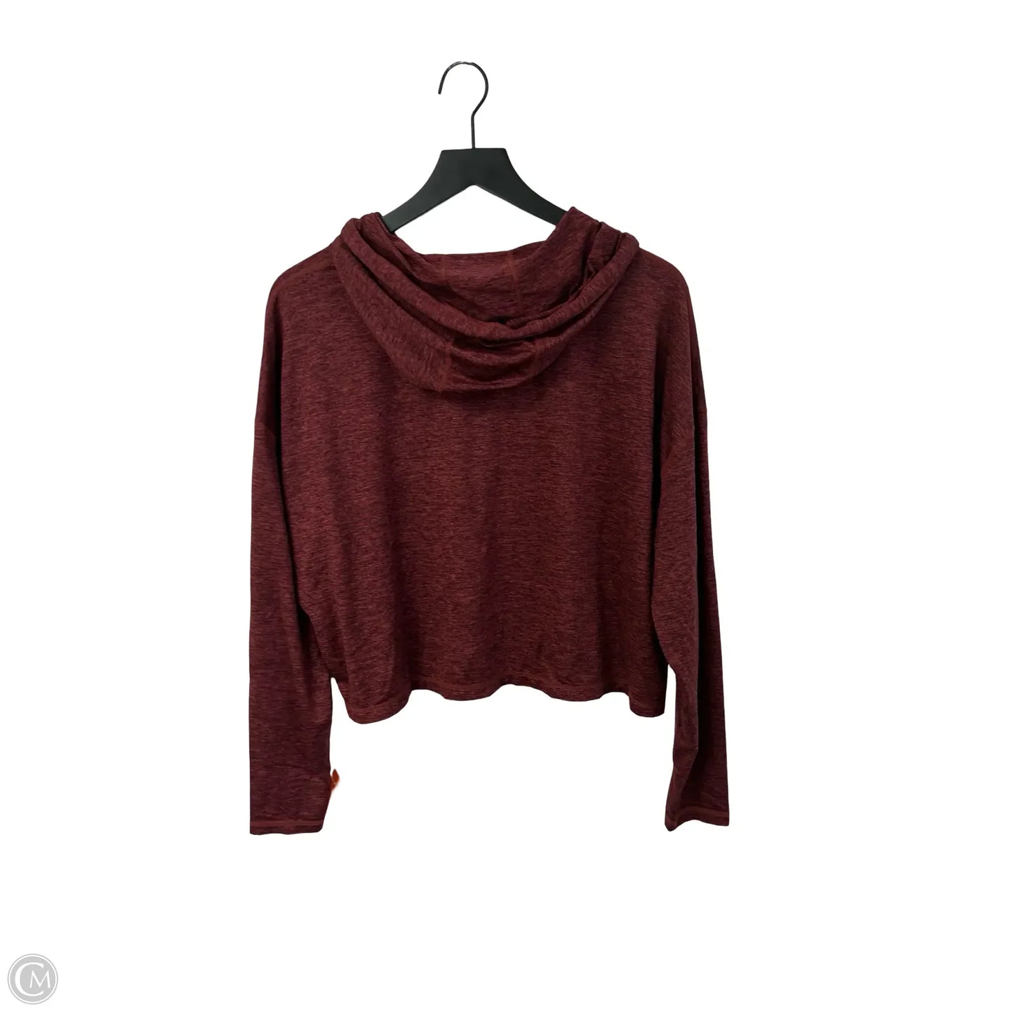 Athletic Top Long Sleeve Hoodie By Athleta In Red, Size: M