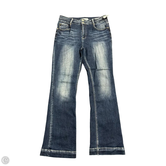 Jeans Straight By Kancan In Blue Denim, Size: 10