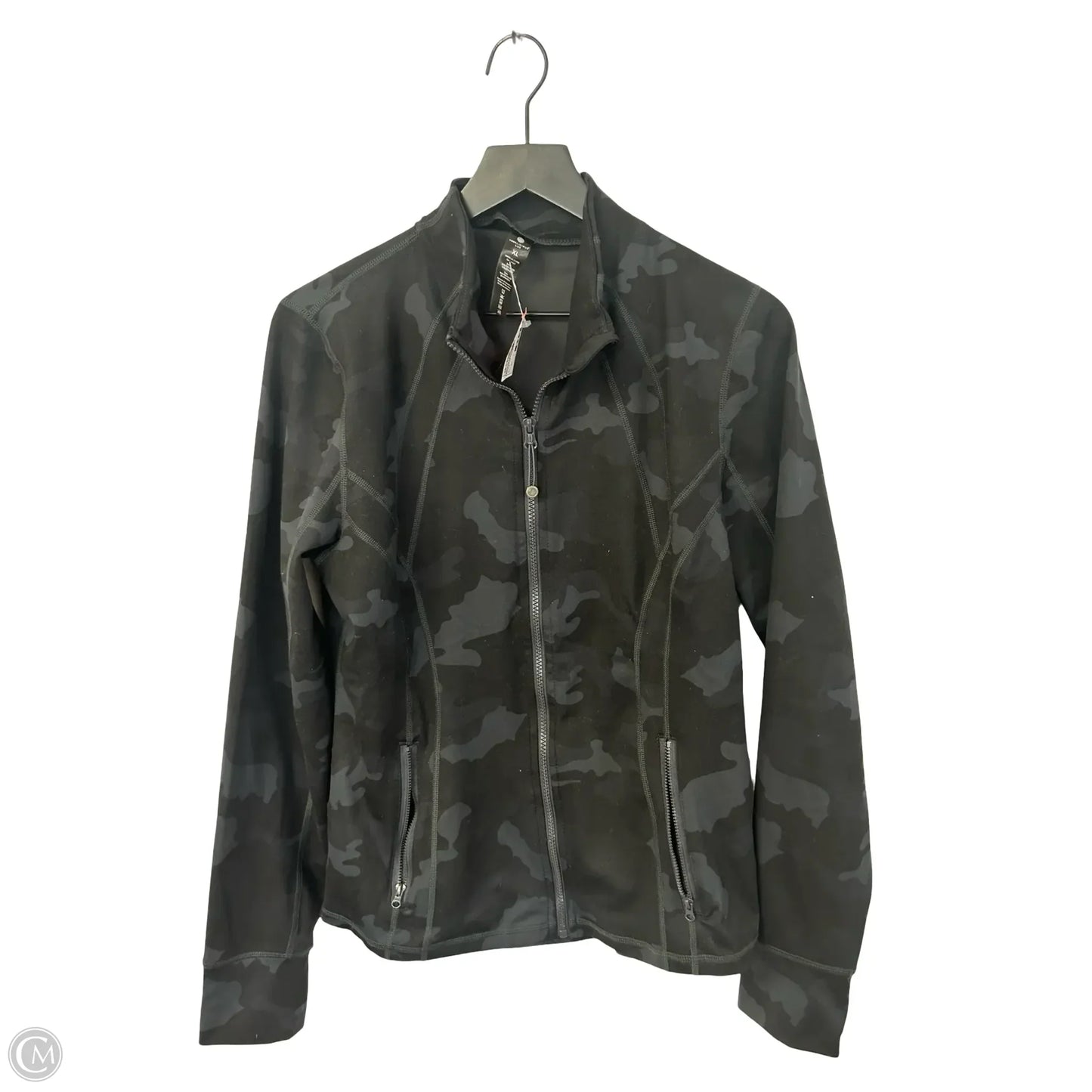 Athletic Jacket By Yogalicious In Black, Size: Xl