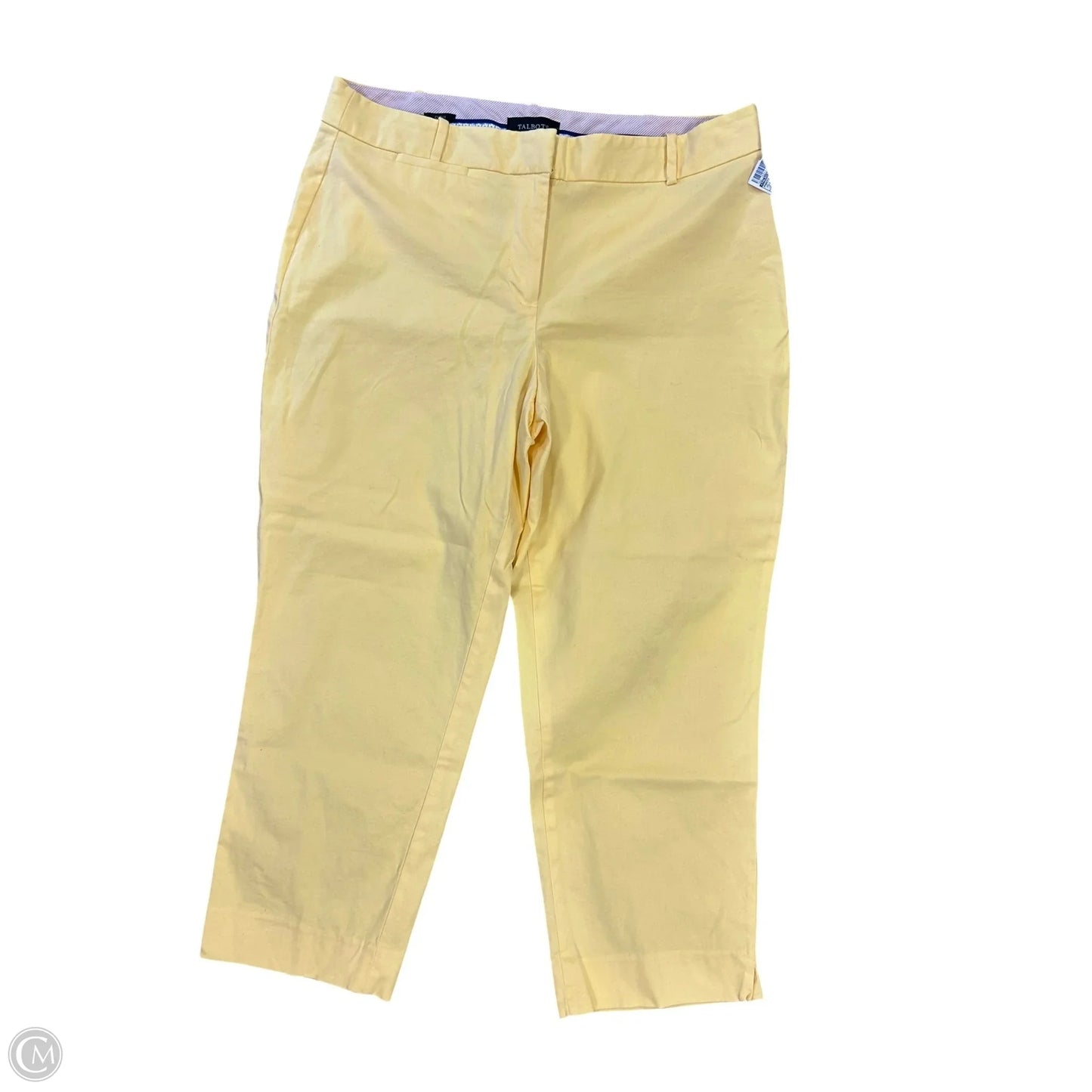 Pants Dress By Talbots In Yellow, Size: 12