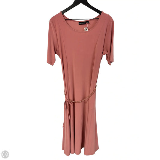 Dress Casual Maxi By Nina Leonard In Pink, Size: Xl