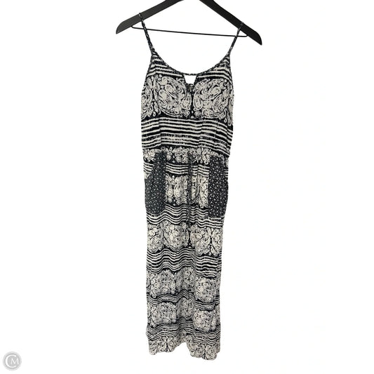 Dress Casual Maxi By Hem & Thread In Blue & White, Size: S