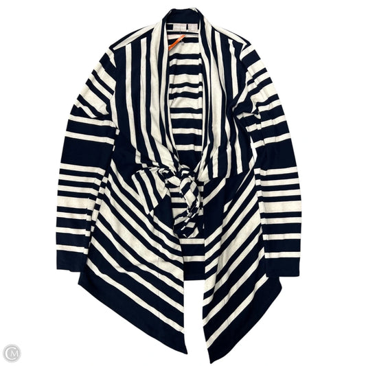 Cardigan By Chicos In Blue & Tan, Size: S