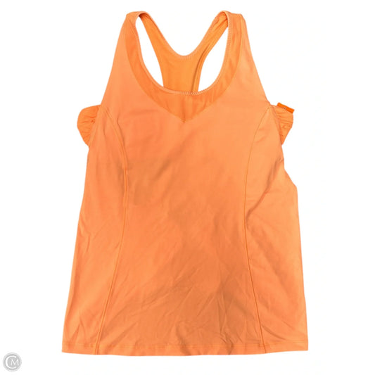 Athletic Tank Top By Lululemon In Orange, Size: L