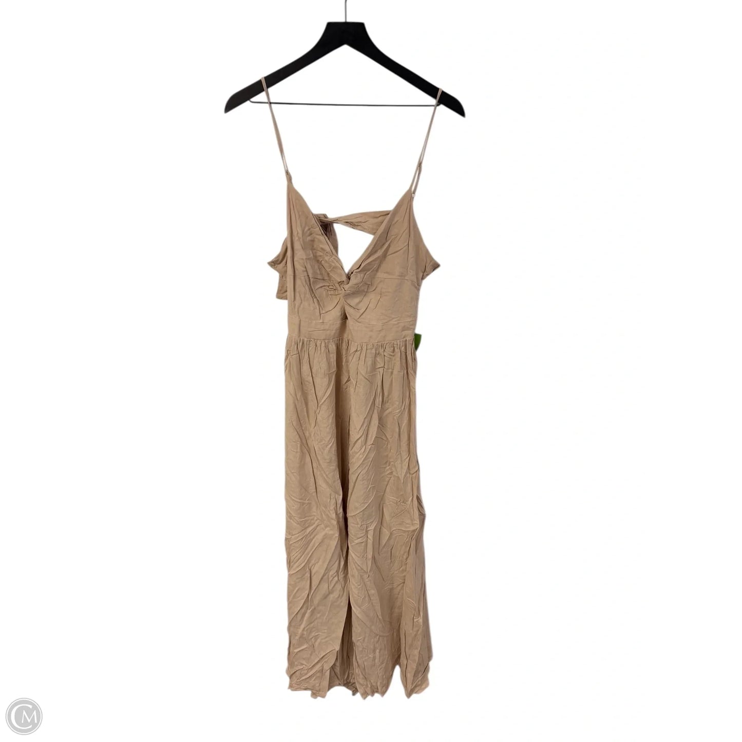 Dress Casual Maxi By Cme In Tan, Size: L