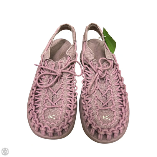 Sandals Flats By Keen In Purple, Size: 8