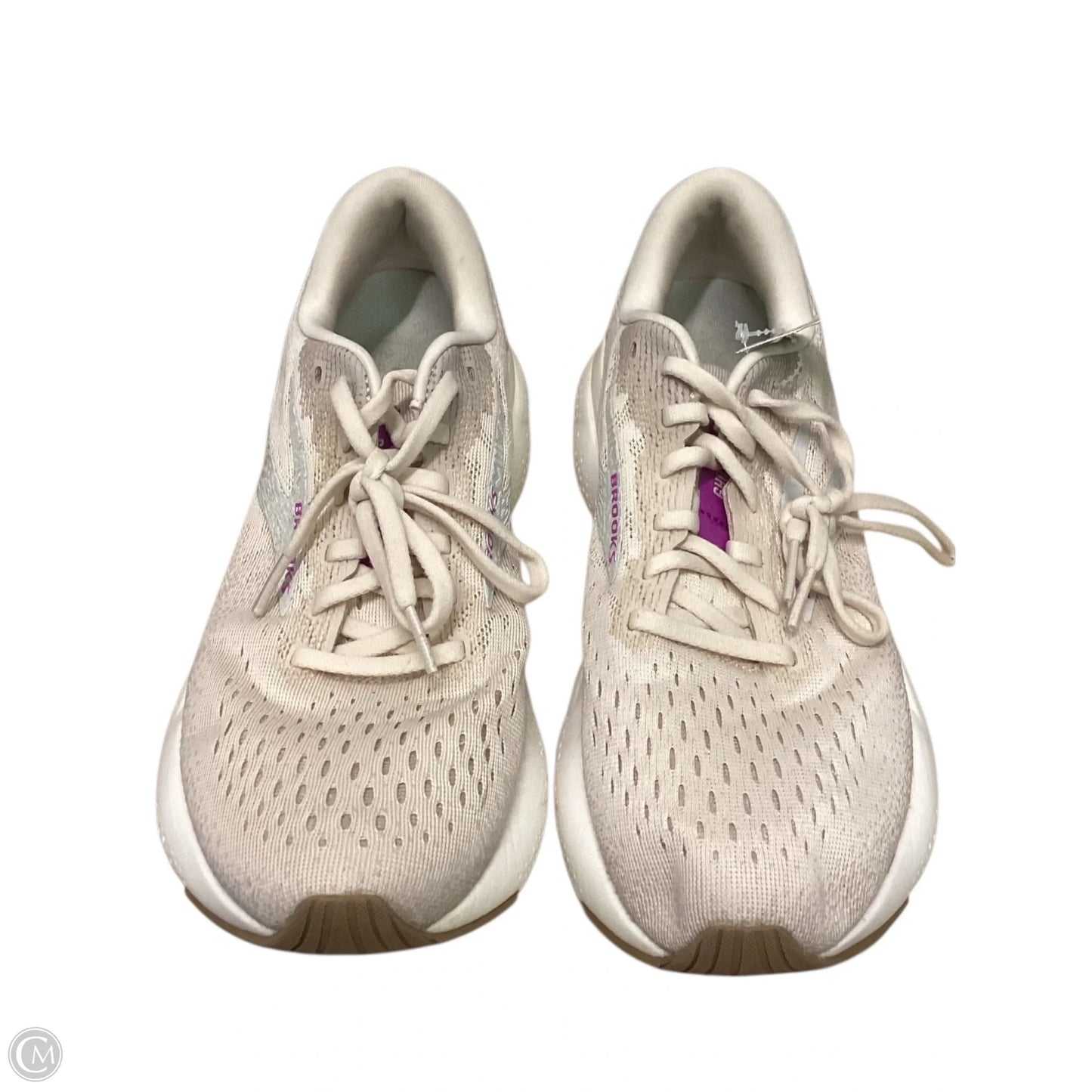 Shoes Athletic By Brooks In White, Size: 8.5