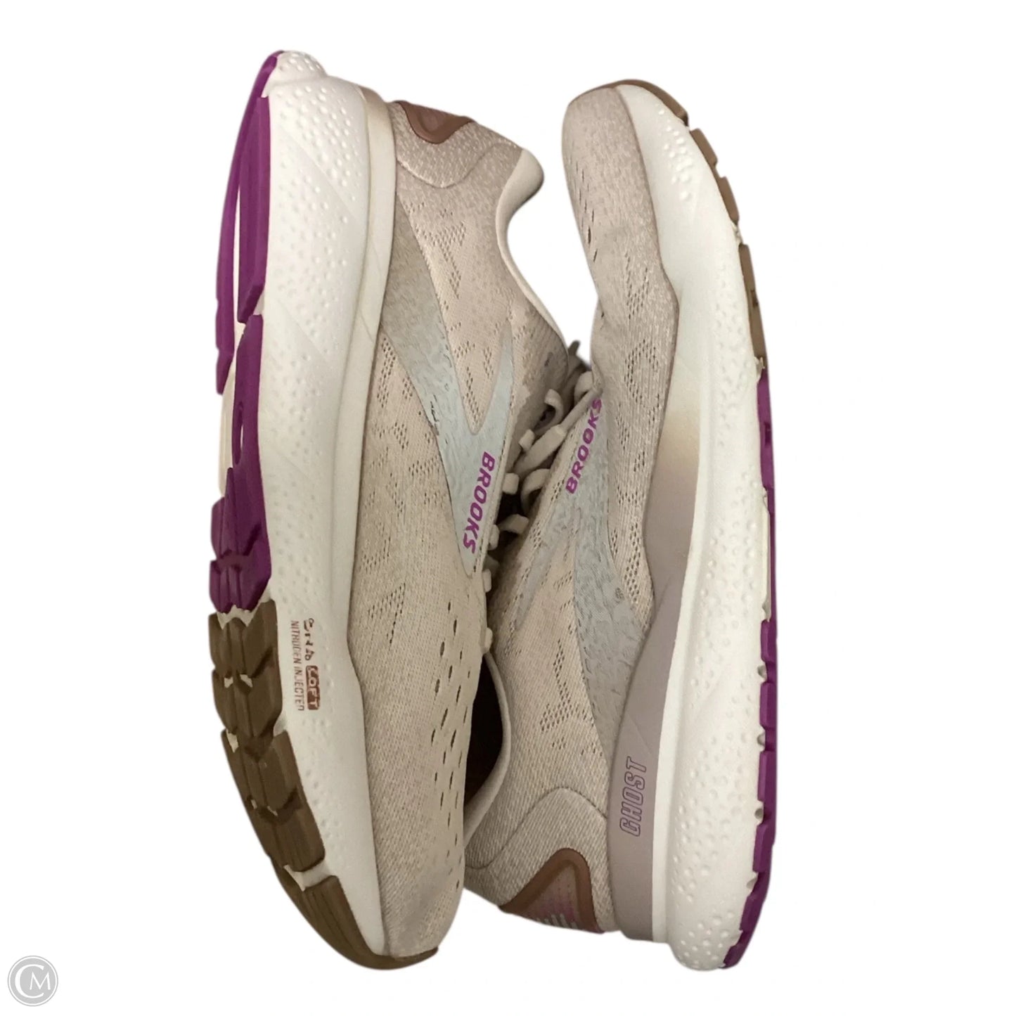 Shoes Athletic By Brooks In White, Size: 8.5