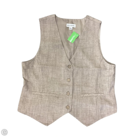 Vest Other By Soho Apparel In Tan, Size: M
