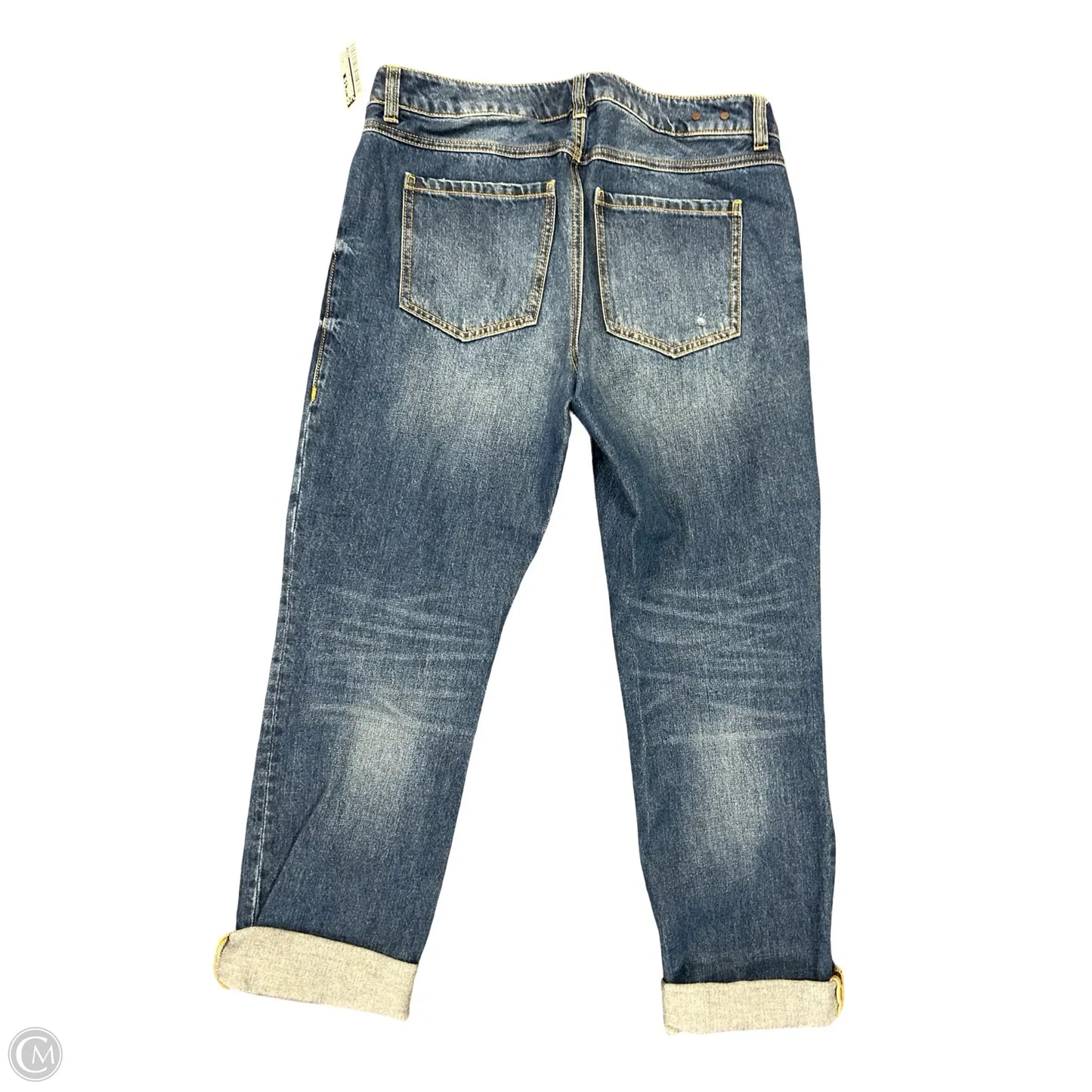 Jeans Boyfriend By Cabi In Blue Denim, Size: 6