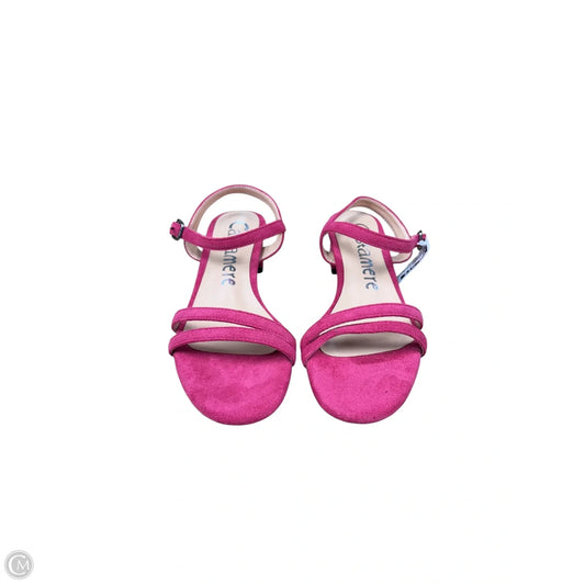 Shoes Heels Block By Clothes Mentor In Pink, Size: 6