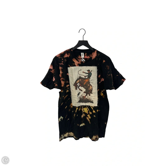 Top Short Sleeve By Tultex In Black, Size: L