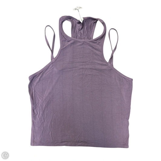 Athletic Tank Top By Lululemon In Purple, Size: 10