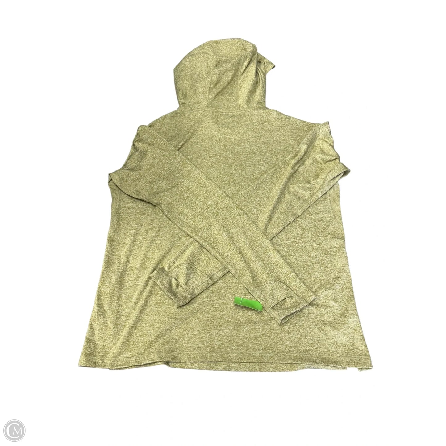 Athletic Top Long Sleeve Hoodie By Athleta In Green, Size: M