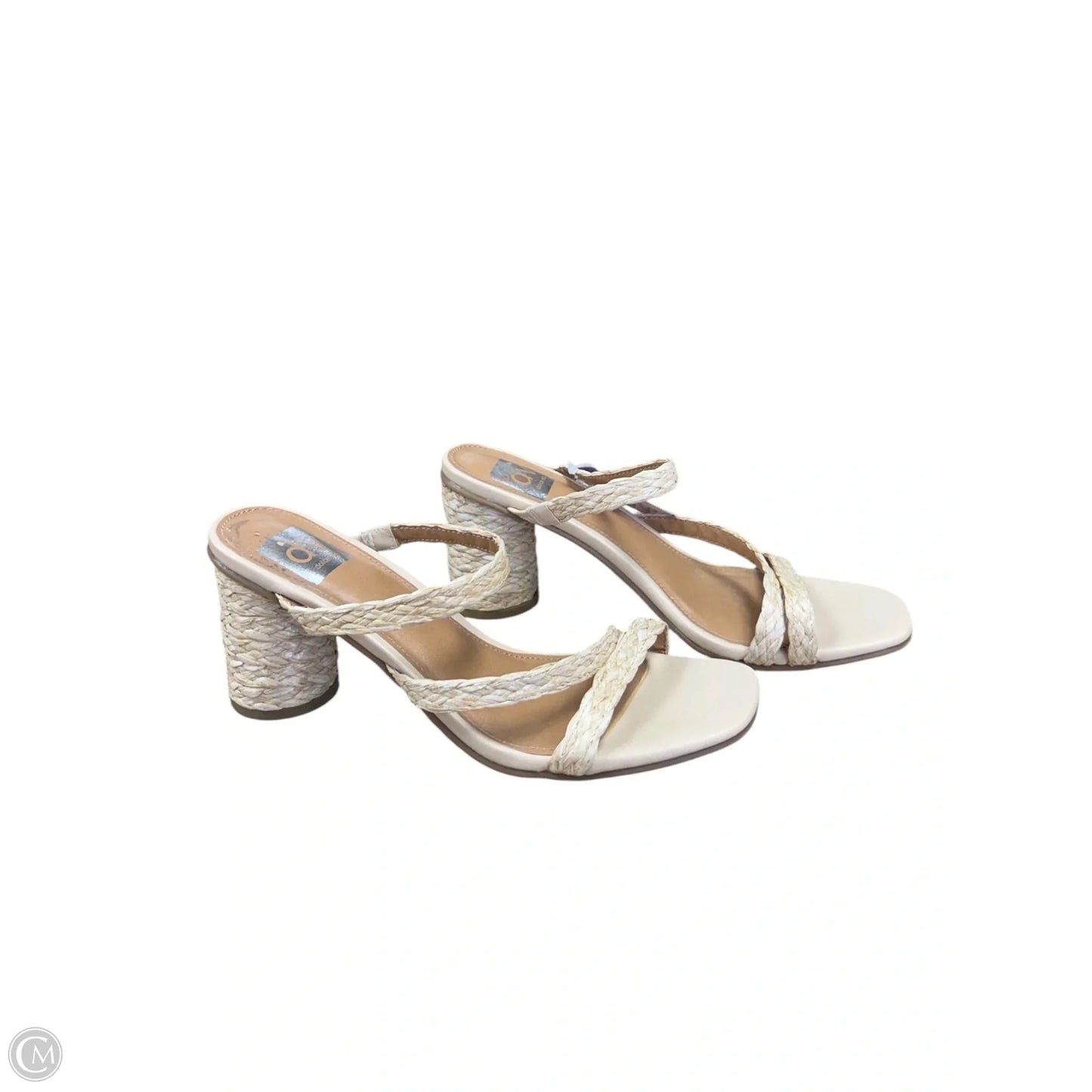 Sandals Heels Block By Dolce Vita In Tan, Size: 6.5