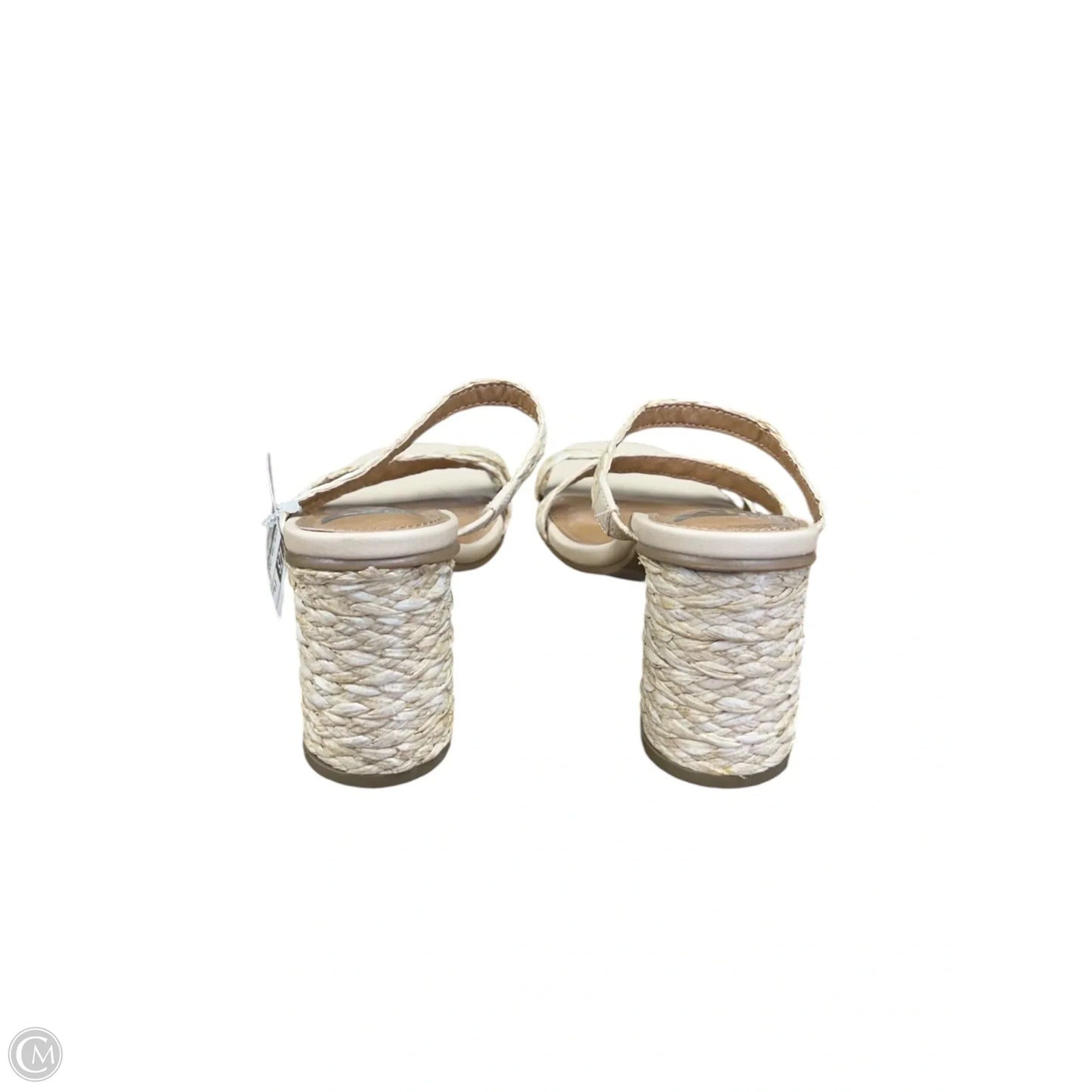 Sandals Heels Block By Dolce Vita In Tan, Size: 6.5
