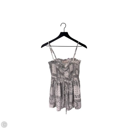 Top Sleeveless By Leela & Lavender In Black & White, Size: S