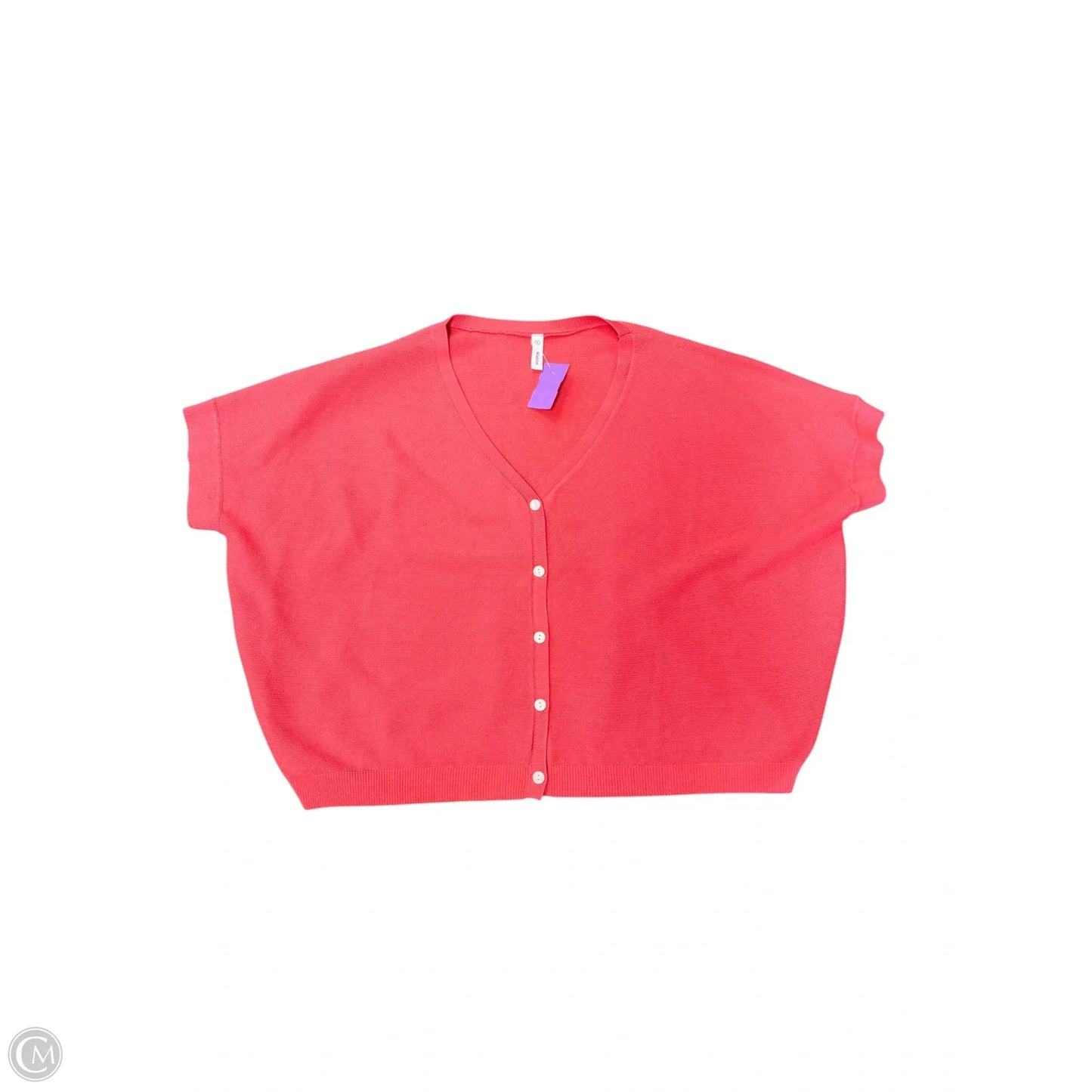 Sweater Cardigan By Wishlist In Coral, Size: S