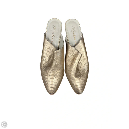 Shoes Flats By Matisse In Gold, Size: 9