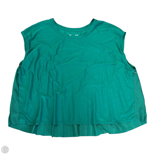 Athletic Tank Top By Xersion In Green, Size: Xxl