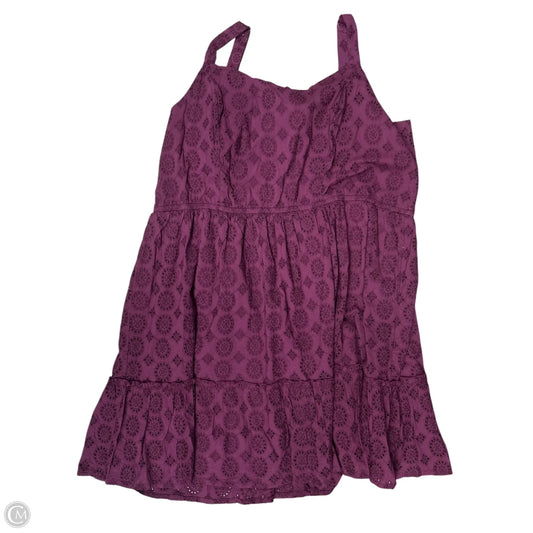 Dress Party Short By Lane Bryant In Purple, Size: 26