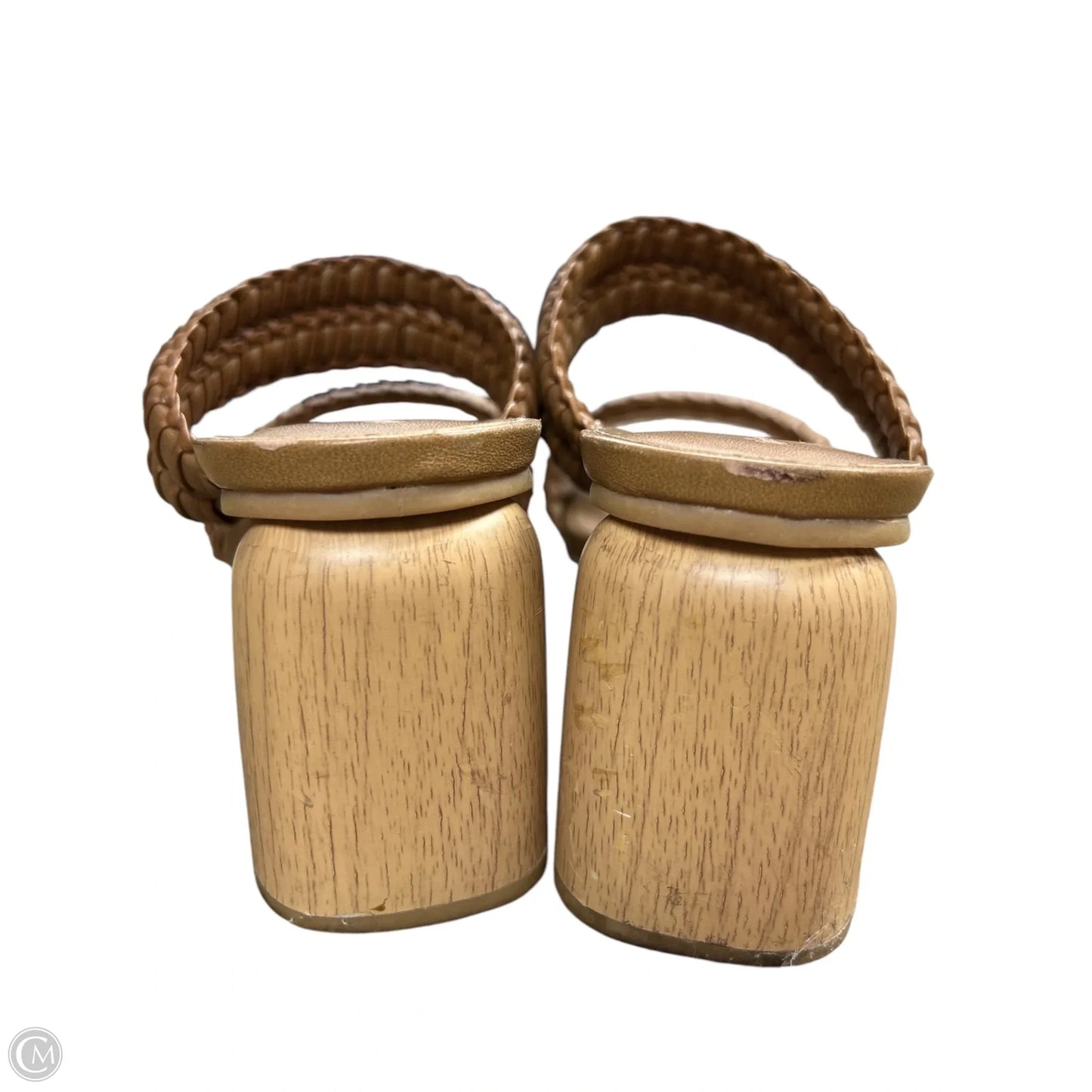 Shoes Heels Block By Universal Thread In Tan, Size: 9