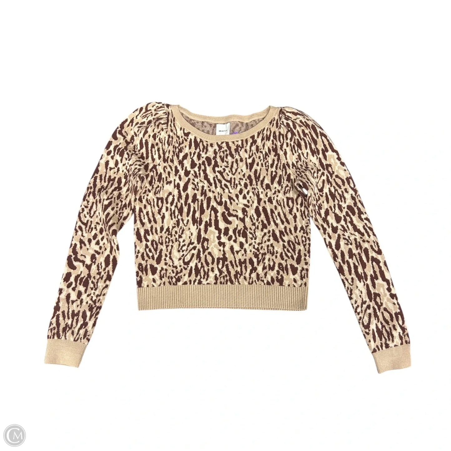Sweater By Maeve In Animal Print, Size: S
