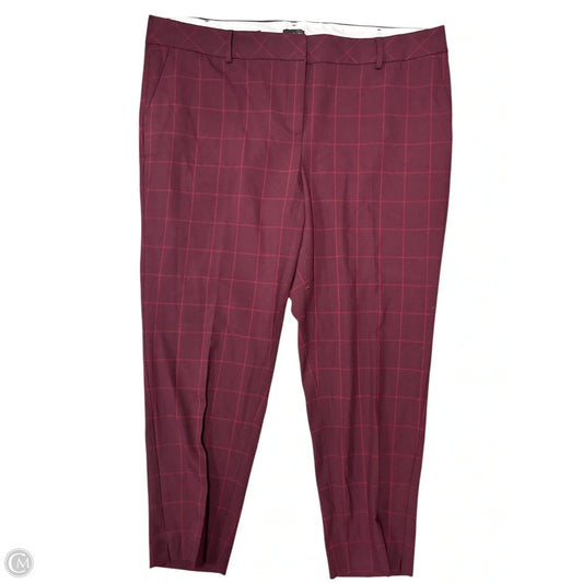 Pants Dress By Talbots In Maroon, Size: 20