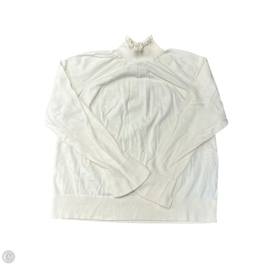 Sweater By Lands End In Cream, Size: 2x