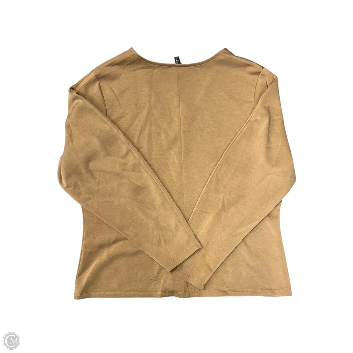 Top Long Sleeve By Banana Republic In Brown, Size: Xxl